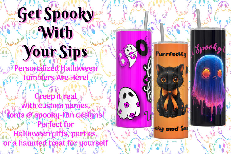 Personalized Halloween Tumblers are Here!