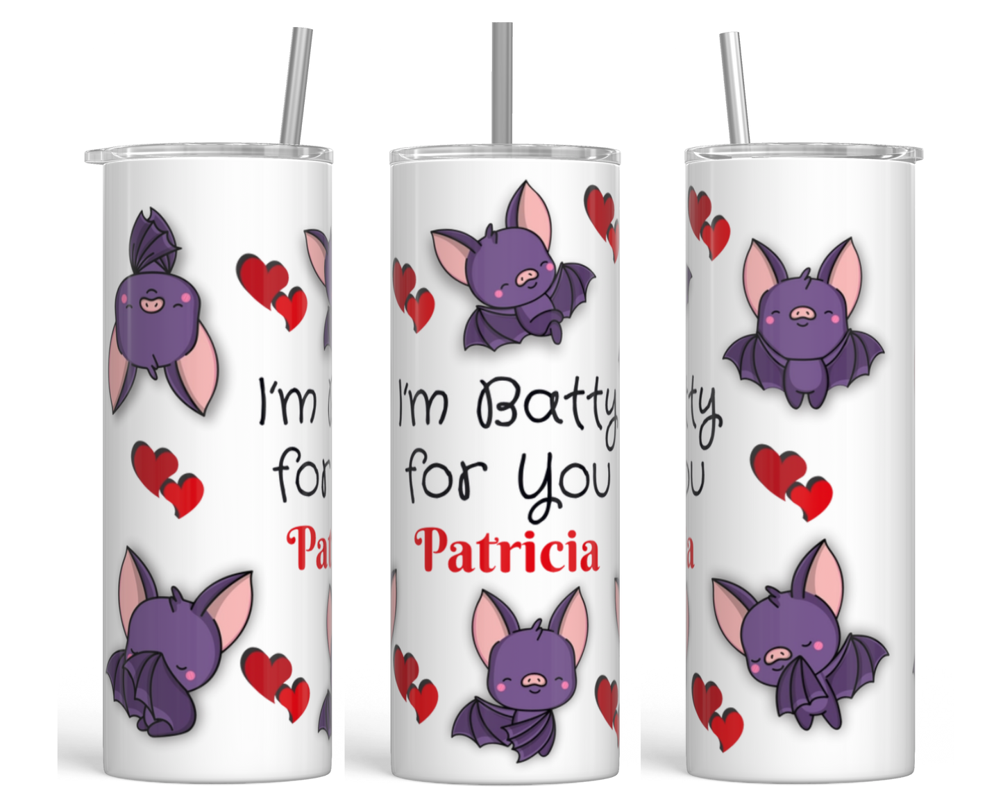 Batty for you Personalized Tumbler