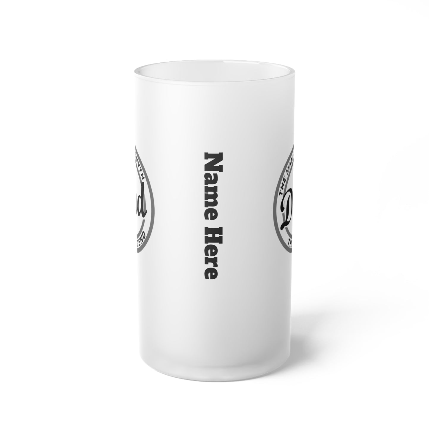 Dad's Frosted Glass Mug