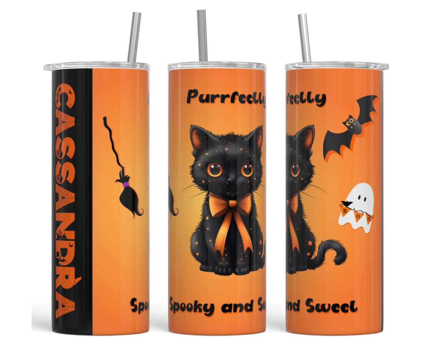 Spooky and Sweet Personalized Tumbler πββ¬