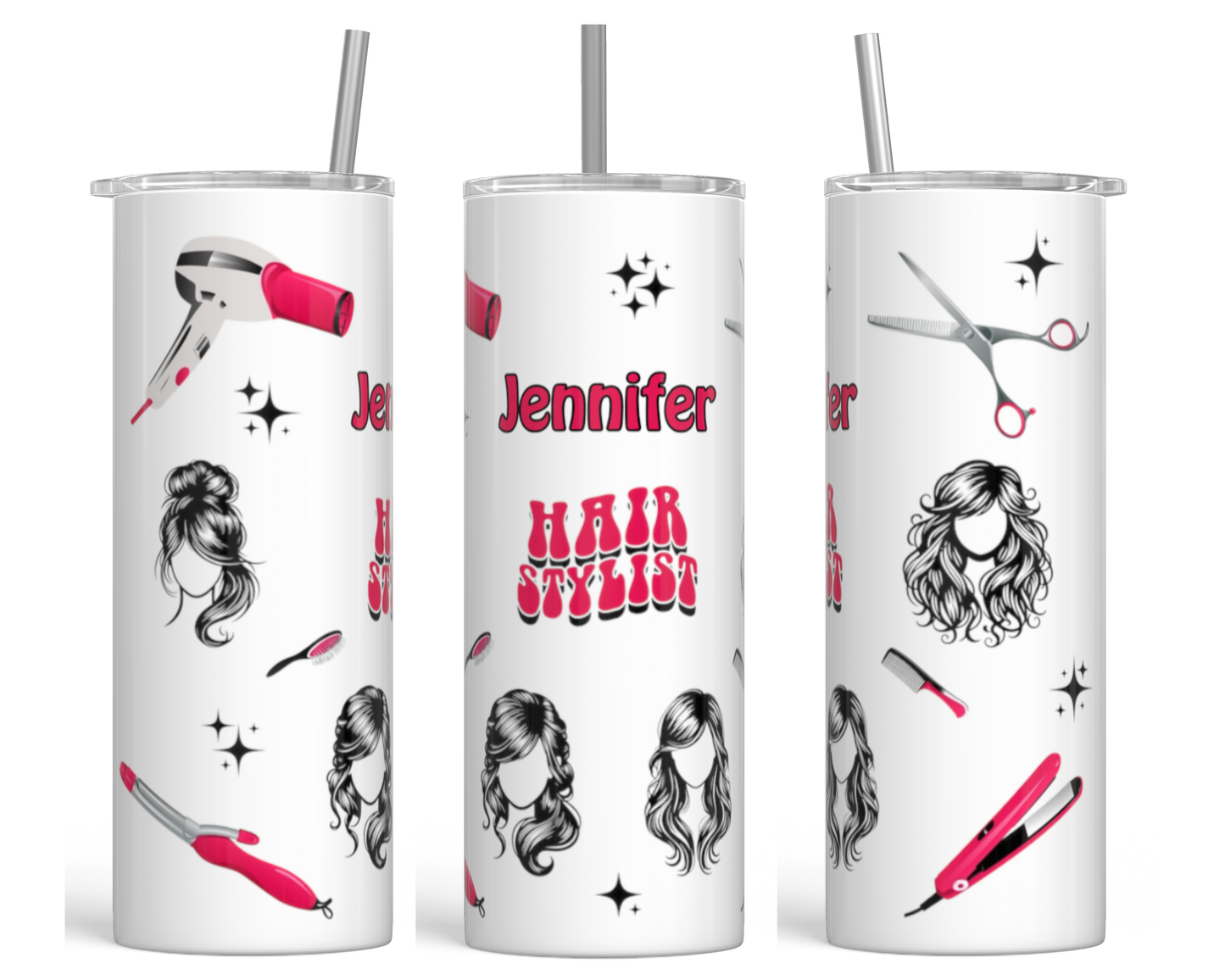Hair Stylist Personalized Tumbler - 20 Oz