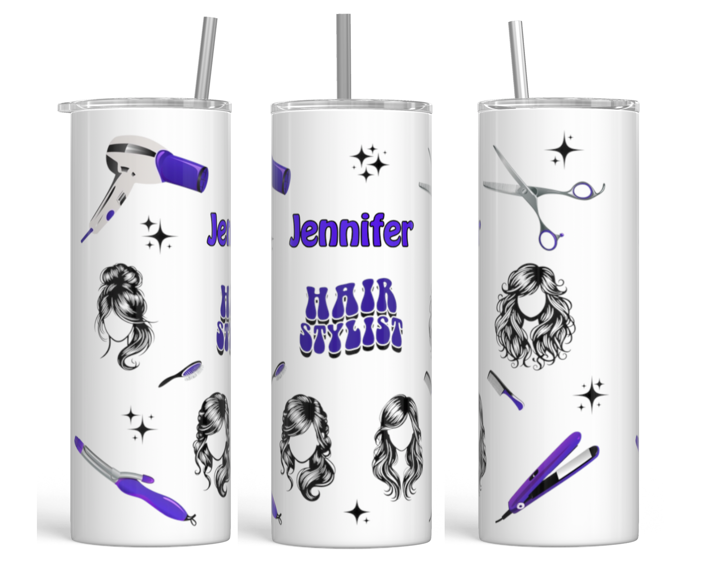 Hair Stylist Personalized Tumbler - 20 Oz