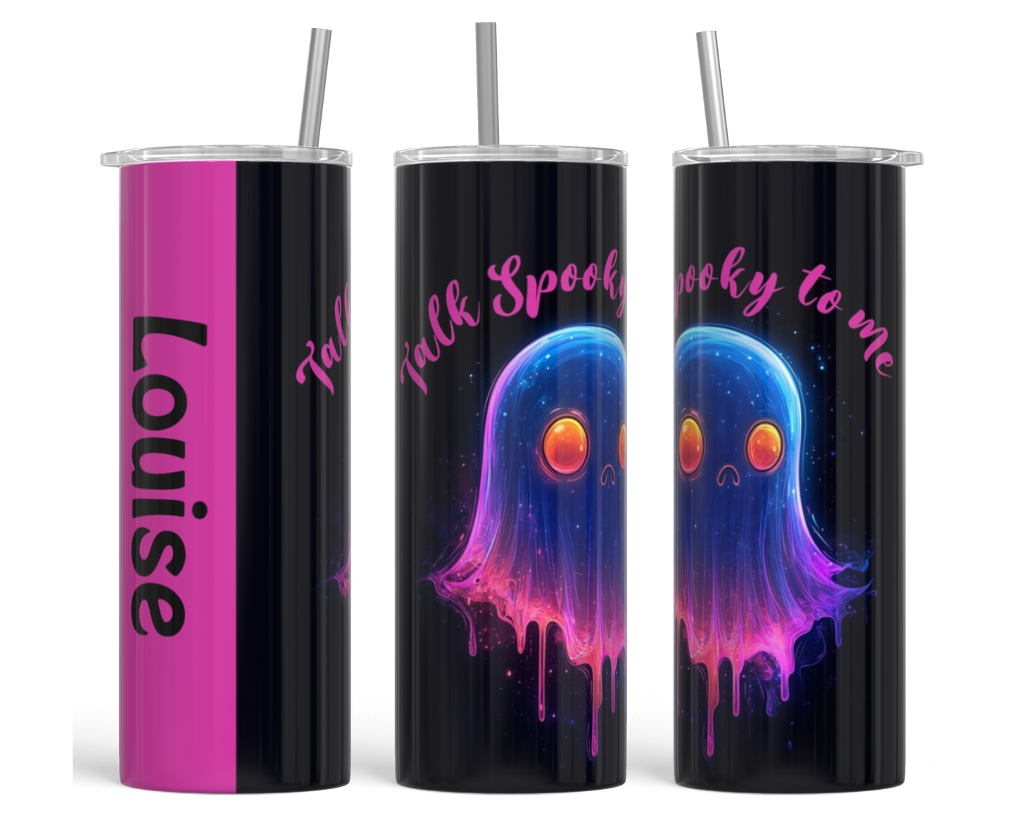 Talk Spooky To Me Personalized Tumbler