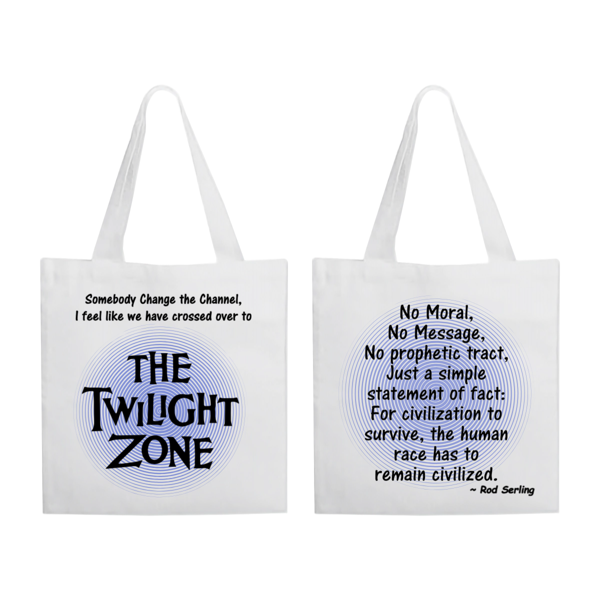 Twilight Zone Custom Tote Bag