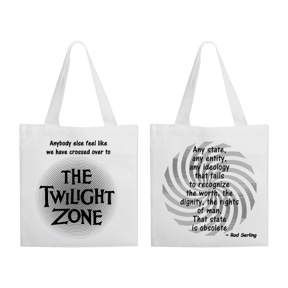 Twilight Zone Custom Tote Bag