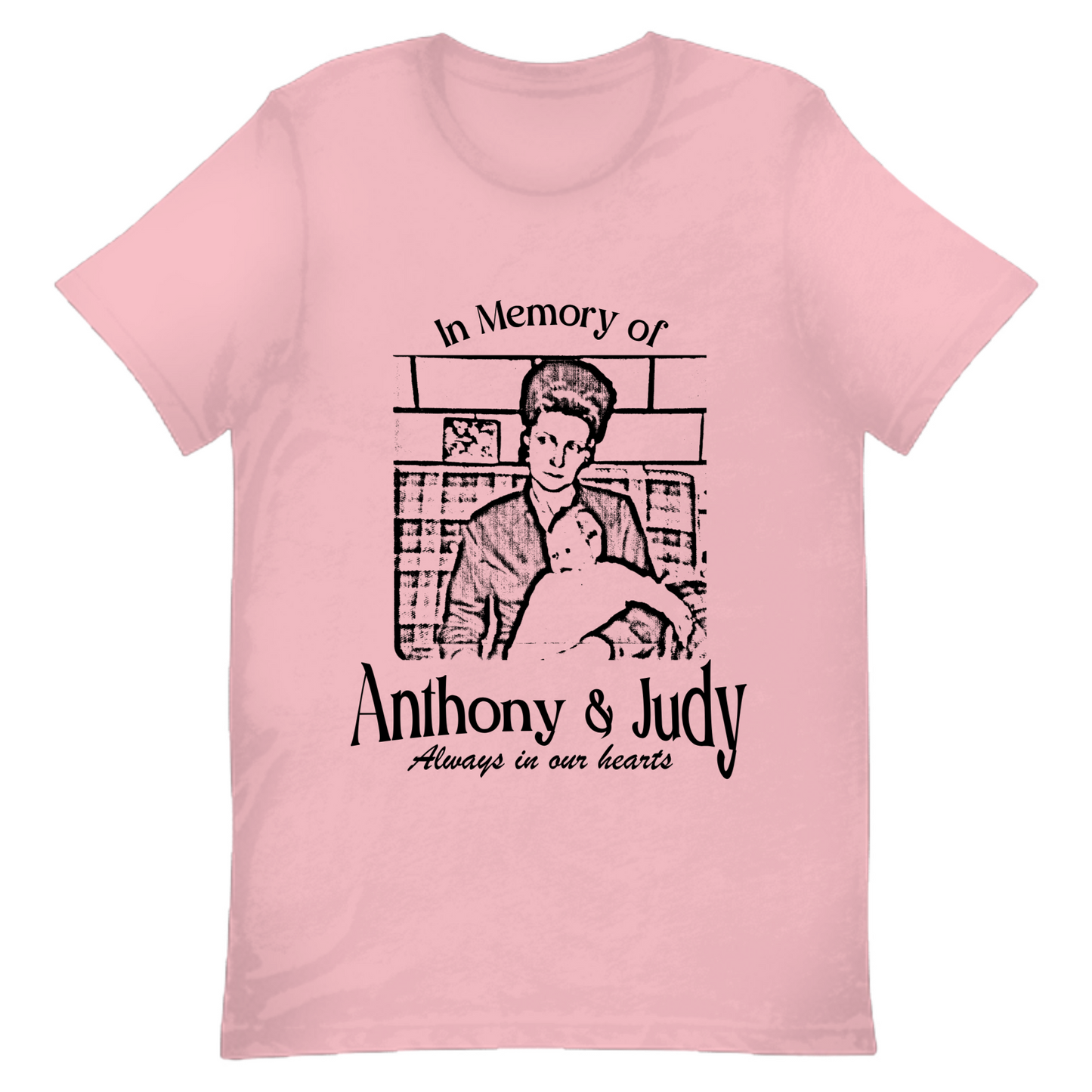 Pencil Portrait Tribute Tee – Personalized Memorial Shirt