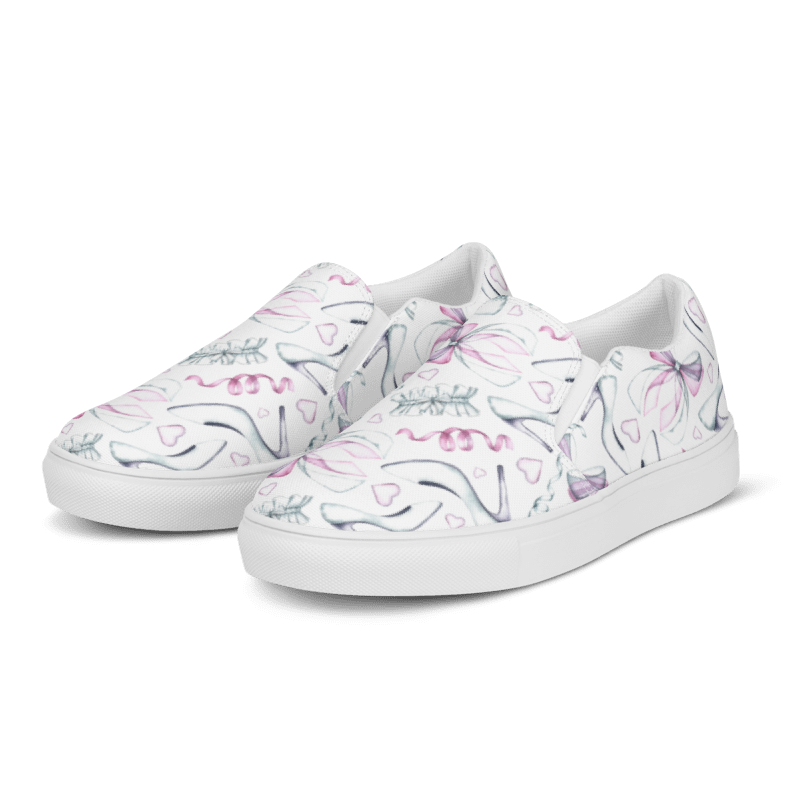 Wedding Women's Slip-On Canvas Shoes