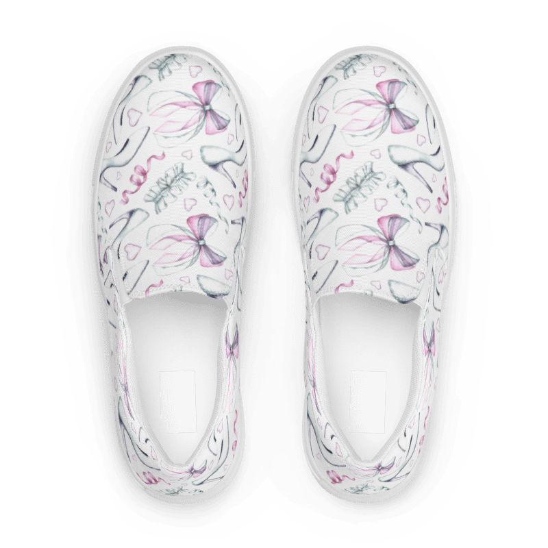 Wedding Women's Slip-On Canvas Shoes