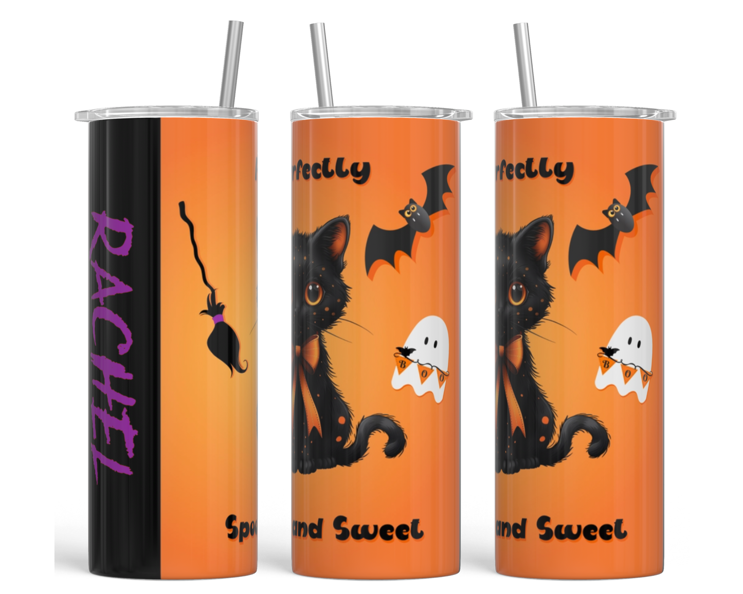 Spooky and Sweet Personalized Tumbler πββ¬