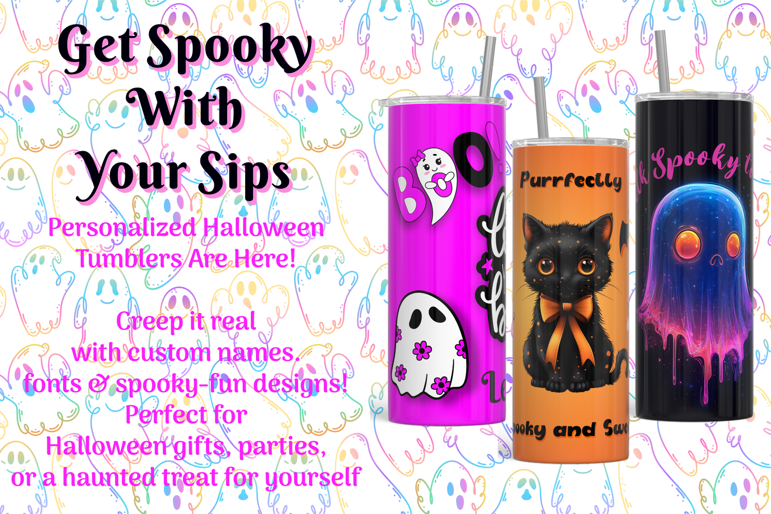 Personalized Halloween Tumblers are Here!
