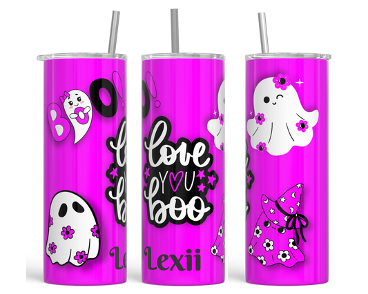 Love you boo Personalized Tumbler