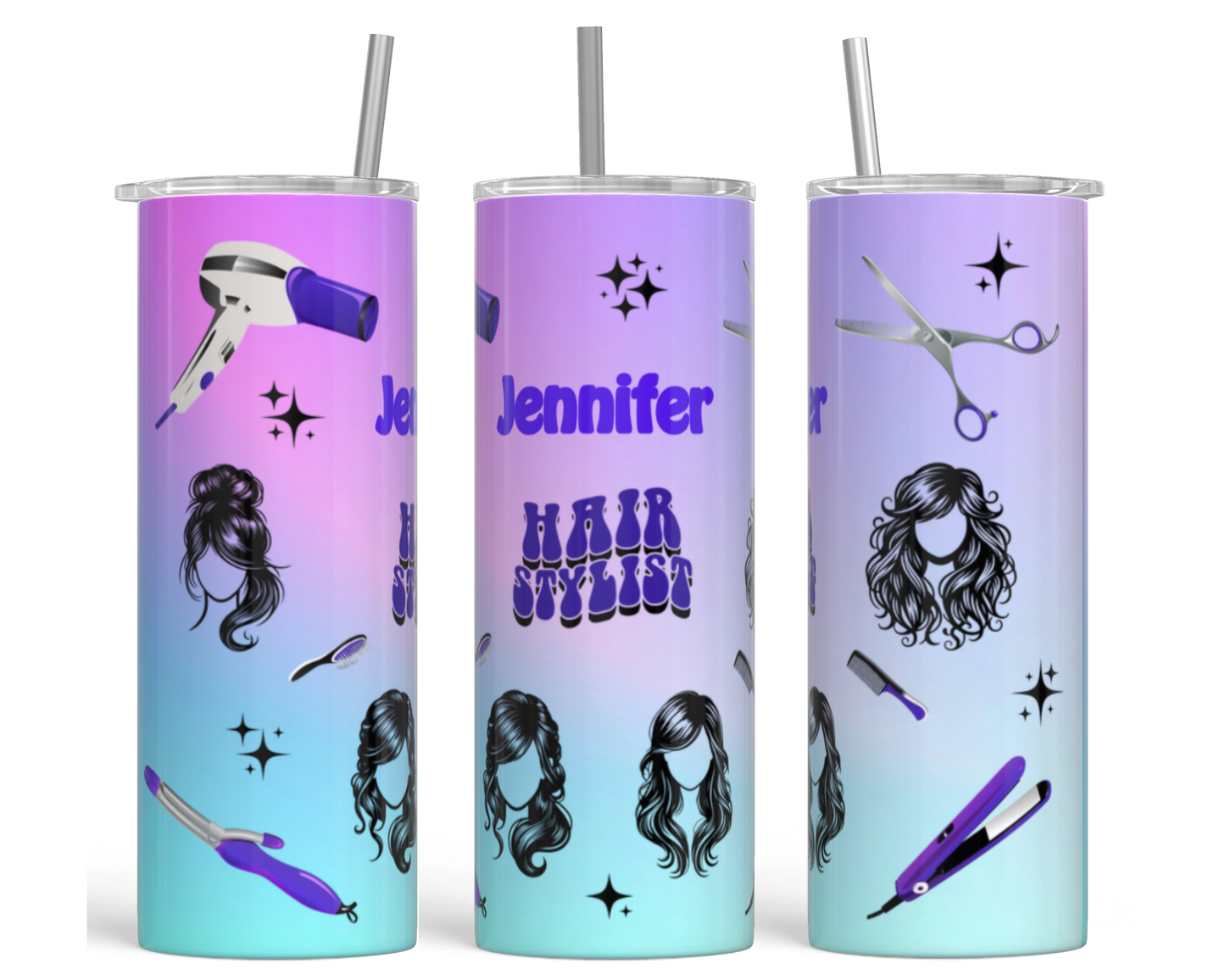 Hair Stylist Personalized Tumbler - 20 Oz