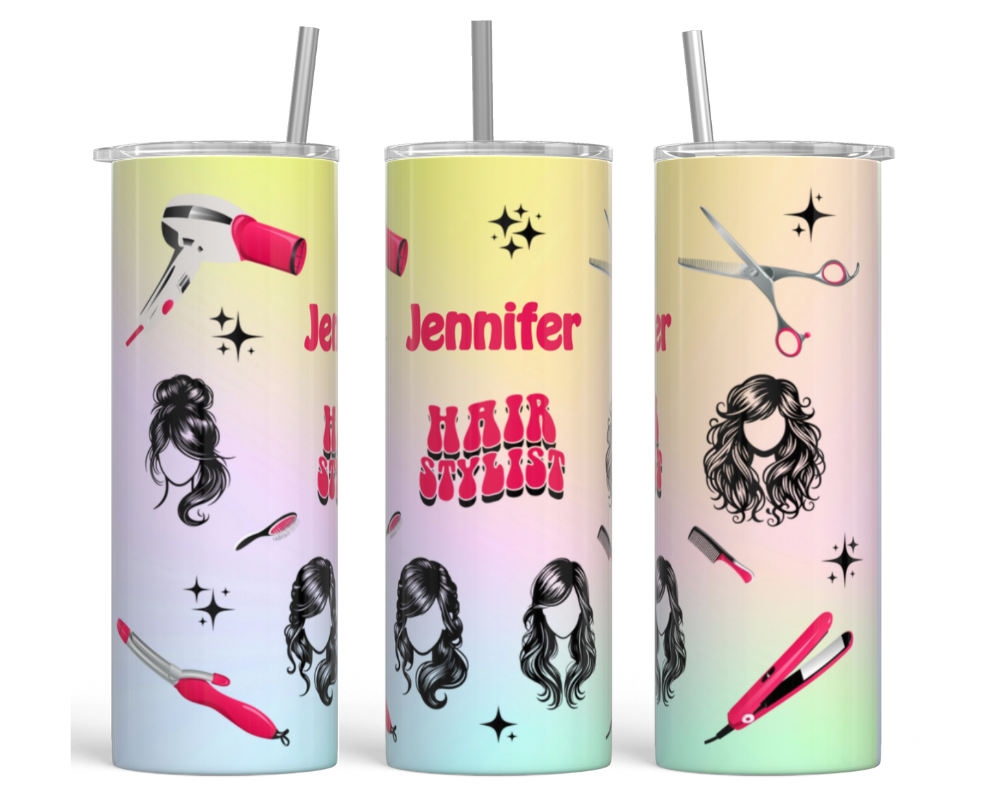 Hair Stylist Personalized Tumbler - 20 Oz