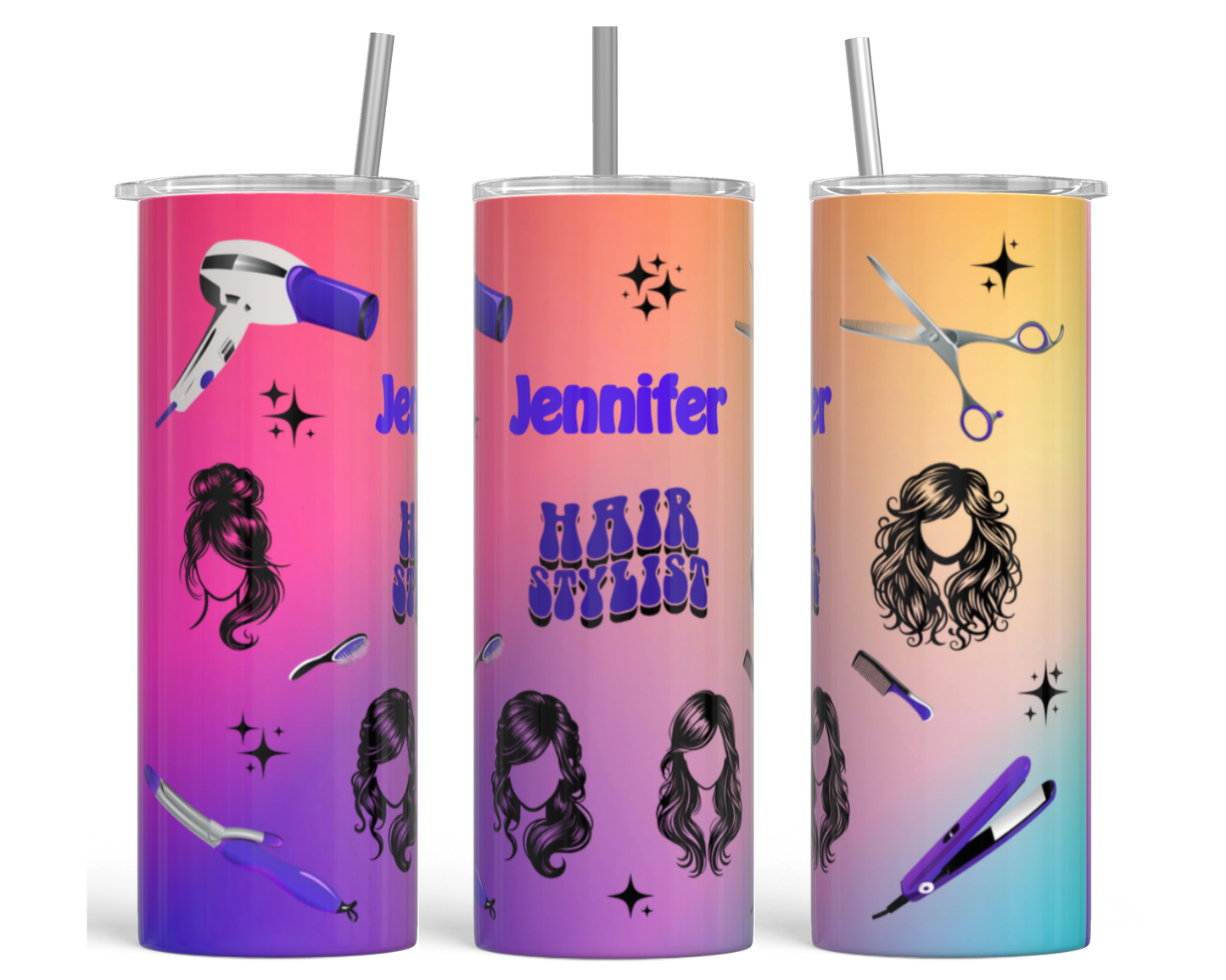 Hair Stylist Personalized Tumbler - 20 Oz
