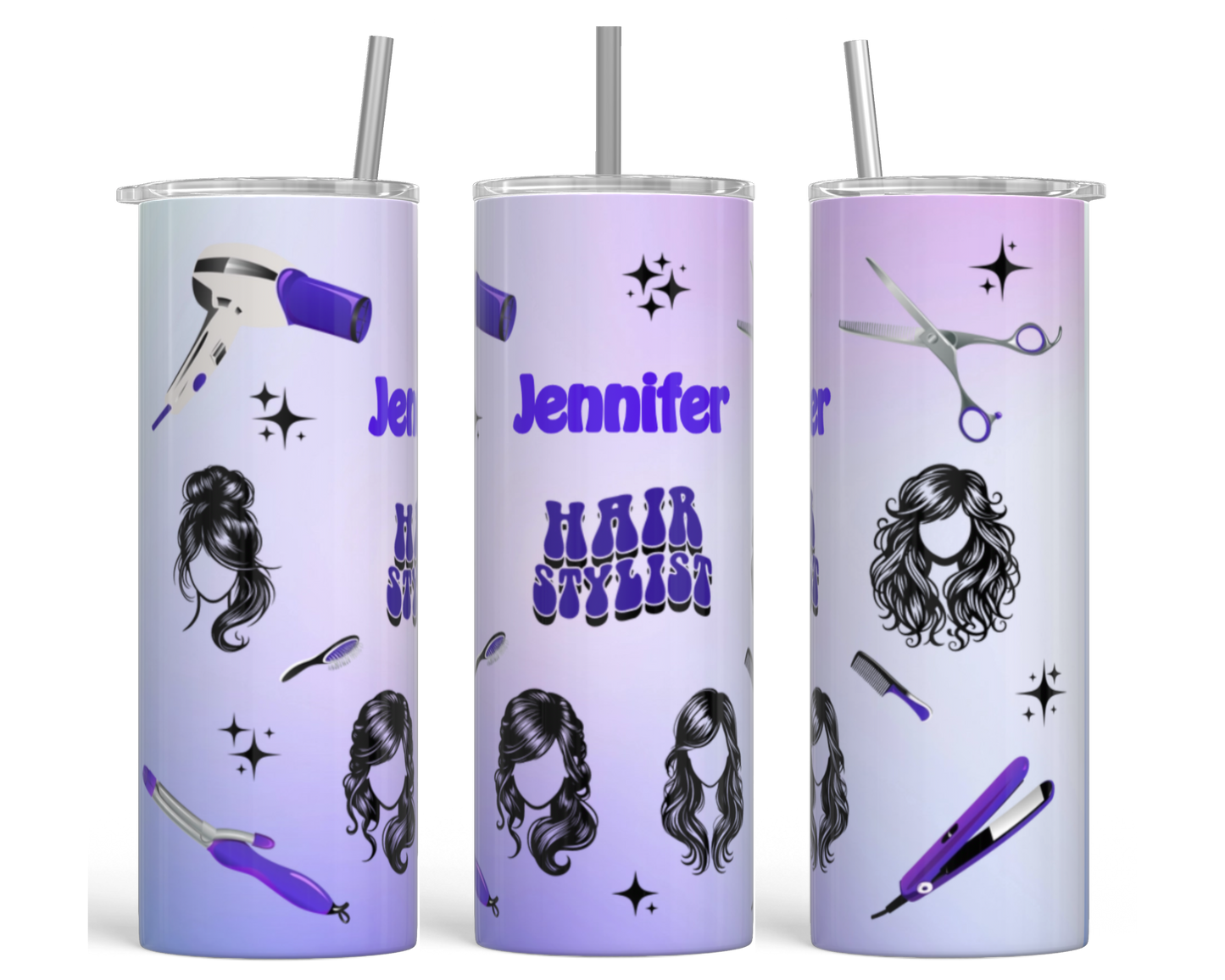 Hair Stylist Personalized Tumbler - 20 Oz