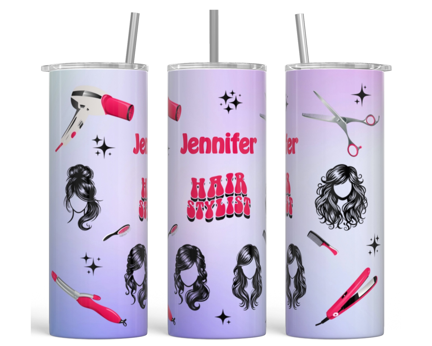 Hair Stylist Personalized Tumbler - 20 Oz