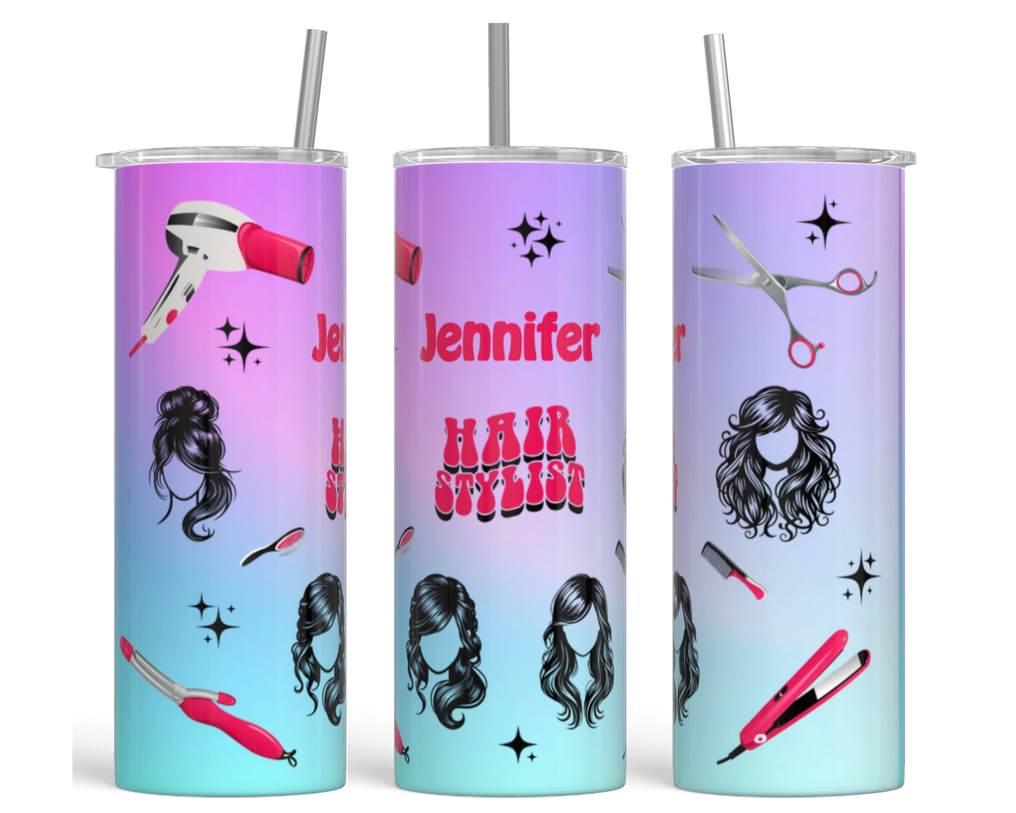 Hair Stylist Personalized Tumbler - 20 Oz