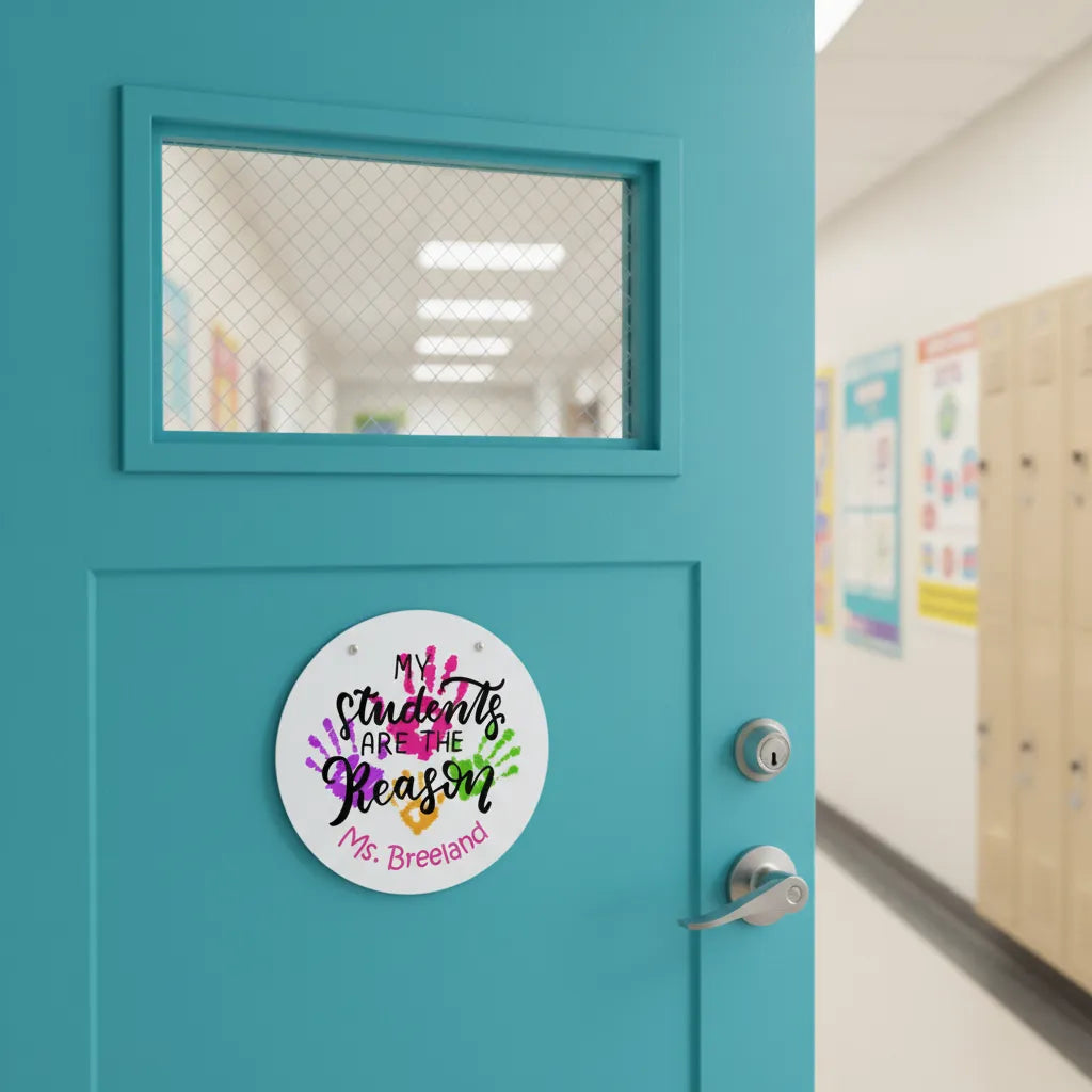 My Students Are the Reason Classroom Sign - Personalized