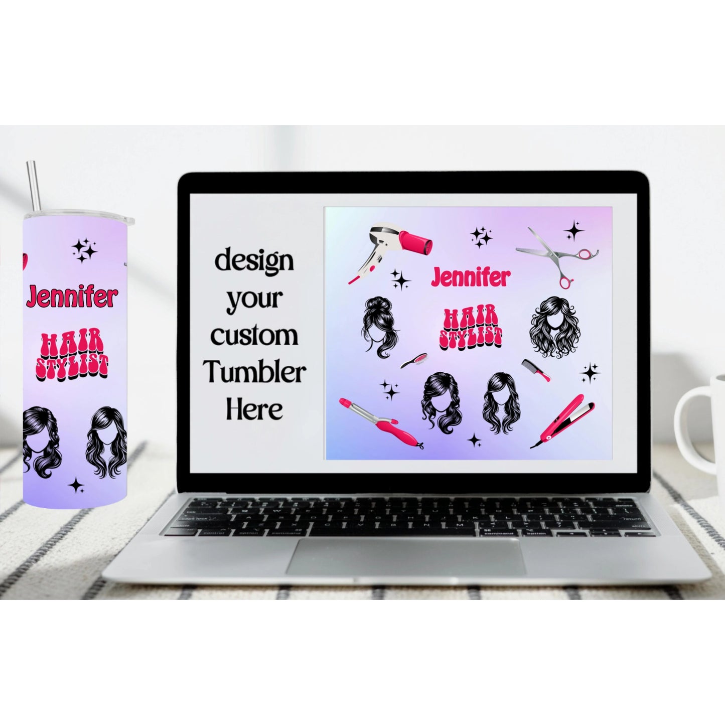 Hair Stylist Personalized Tumbler - 20 Oz