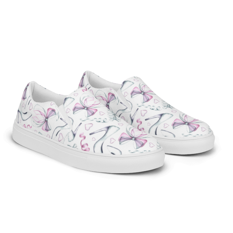 Wedding Women's Slip-On Canvas Shoes