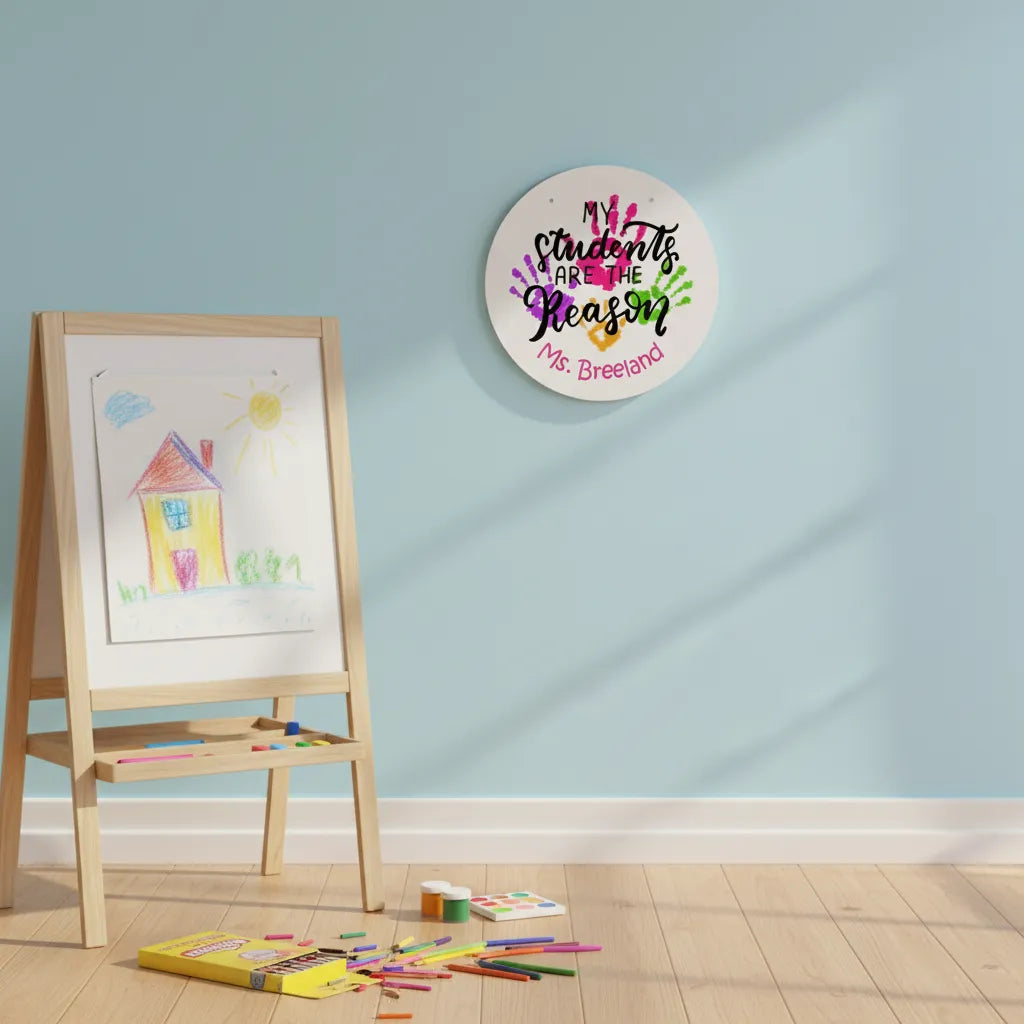 My Students Are the Reason Classroom Sign - Personalized